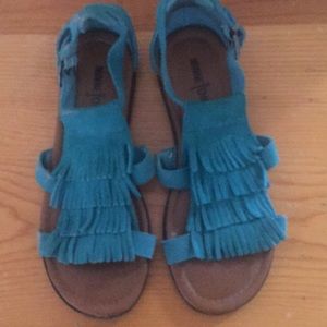 Good Condition - Women’s Turquoise Sandals - Size 6